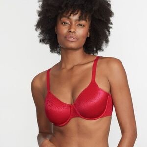 💋 Wacoal | Back Appeal Vibrant Red Bra, 34DD